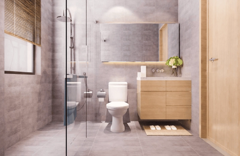 ejemplo de baño reformado